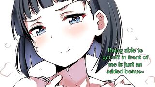 Leafa Suguha's big tits anime Joi sex - Sword Art Online xxx