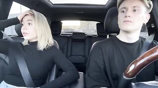 The hot girl agreed to have sex with a taxi driver for money