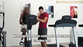 Girl is too naughty and she gets fucked in the gym outdoors