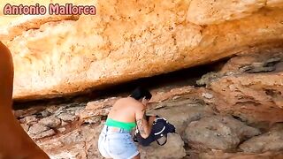 An Argentine slut is caught and fucked outdoors in public, showcasing raw passion