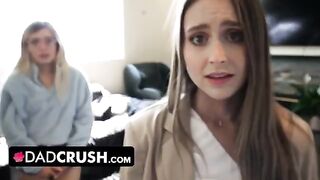 Stepdad punishes his stepdaughters for not following his rules