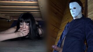 A girl in a Halloween costume got fucked hard and rough