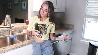 Preparation for lunch can be quite a tempting and sensual act
