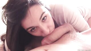 Skinny brunette Danika Mori gets her tight ass railed hard and deep