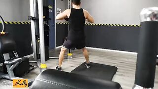 I crushed on my fitness colleague, so we got intimate at the gym