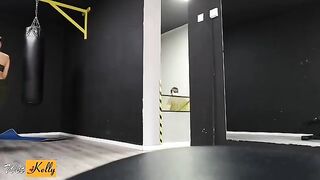 I crushed on my fitness colleague, so we got intimate at the gym