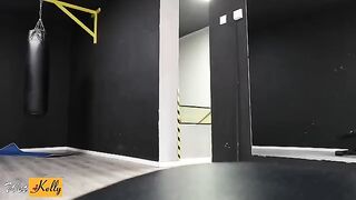 I crushed on my fitness colleague, so we got intimate at the gym