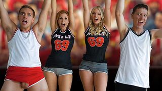 Hot Football Step Moms Rachael Cavalli and Sedona Reign Get Wild