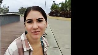 I picked up a hot slut in the park and we fucked publicly