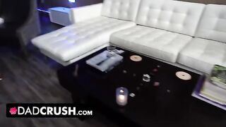 The stepdaughter's blowjob makes the stepfather forget his anger - DadCrush