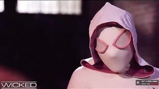 Spiderman fucks the hot pussy of Gwen Stacy - Wicked