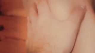 My fat wife with big tits fucks me hard