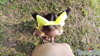 Romantic sex with beautiful Japanese girl in POV