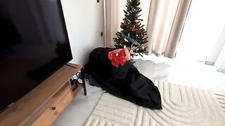 The courier delivered the parcel and cum in the ass to his wife