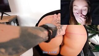 The courier delivered the parcel and cum in the ass to his wife