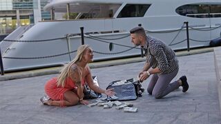 A British PAWG is willing to do anything for a million dollars