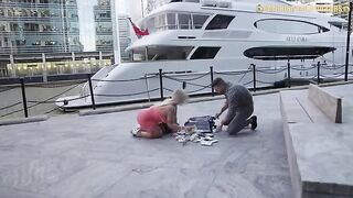 A British PAWG is willing to do anything for a million dollars