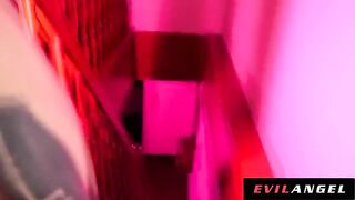 Cock craving Euro slut gets her holes filled in intense anal gangbang