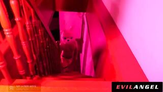 Cock craving Euro slut gets her holes filled in intense anal gangbang
