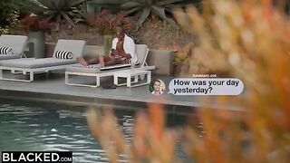 4 hot blondies gave Anton’s BBC the deluxe service in an intense orgy