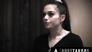 Cheerleader Sophia Burns, with her stunning big ass, gets fucked by stepson for an A