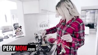 Cory Chase, the busty step mom, presents her best gift to her step son this Christmas