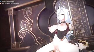 A bunch of Genshin Impact girls are getting fucked until cum