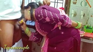 A hot maid got fucked hard in the kitchen, showcasing real passion