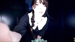 Xavier fucked Wednesday Addams with his huge cock