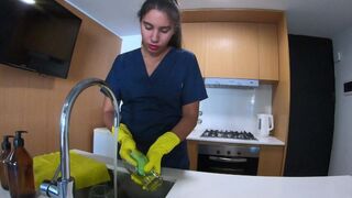 The maid's secret was revealed, and she paid with her body