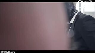 A domineering wife cheats on her husband, tying him up and taking control