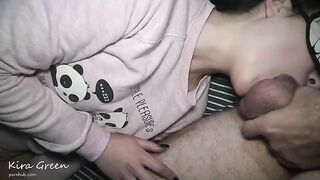 A couple enjoys an intense threesome with another pair