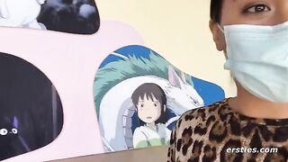 A day in the life of a sexy girl named Jin, featuring masturbation