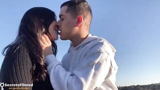 Girl from Tinder agreed to fuck in the park, not shy