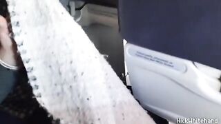 The stewardess got fucked on the plane by her husband