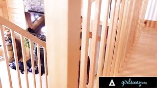 The girl caught her best friend masturbating and ate her pussy