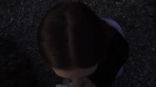 Girl was fucked on the beach by a young guy