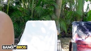 Julianna Vega’s stalker gets rewarded with an oily, ass-filled encounter