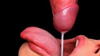 The best blowjob with milk and cum, an intense ASMR experience you won't forget