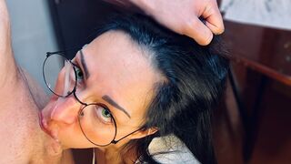 Instead of the exam, the student got fucked by her teacher in a hard way