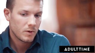 Real couple Vanna Bardot and Codey Steele enjoy passionate, romantic sex on the couch