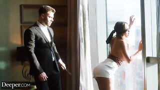 Deep and hard sex with curvy beauty Kazumi, gagged and spanked