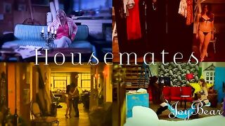Two bisexual artists team up with a hot stud for an intense threesome