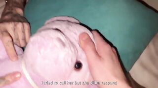 A young girl receives a dick in her wet pussy as a birthday present