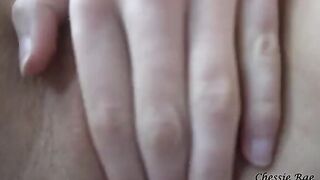 Girlfriend with big tits masturbates her wet pussy using a dildo in intimate POV