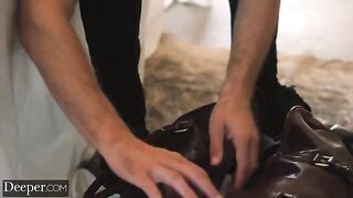 The beautiful story of a Submissive Amber in the world of BDSM, produced by Deeper