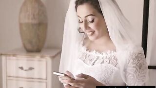 A new bride joins her cheating wife and horny friend for a threesome