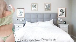 Petite blonde gets fucked on St. Patrick's Day by Passion-HD