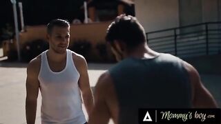 Sheena Ryder agrees to be submitted by two young men in a hardcore DP scene