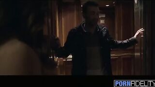 A man hooked up Christiana Cinn in a hotel room